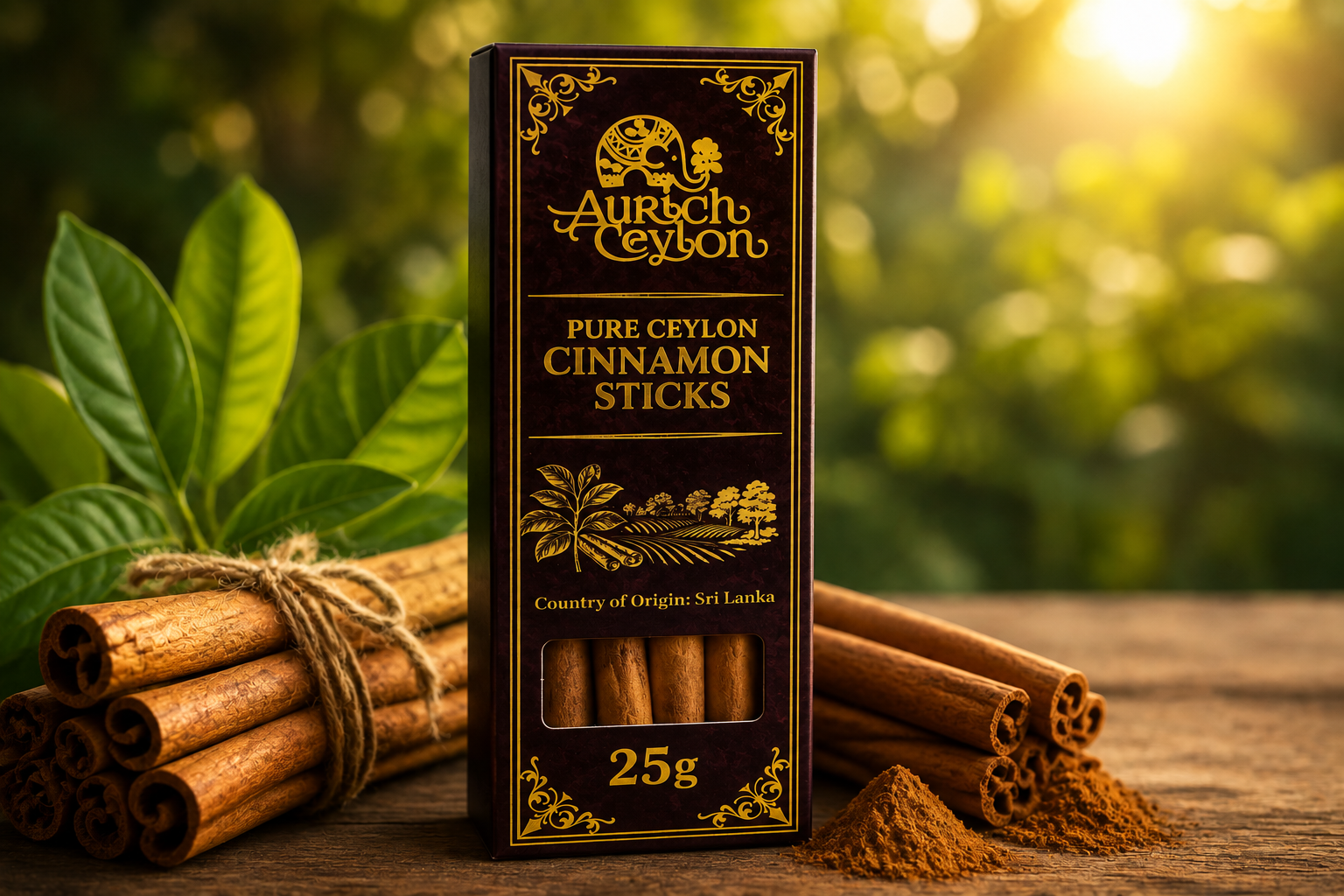 Aurich Ceylon Pure Cinnamon Sticks